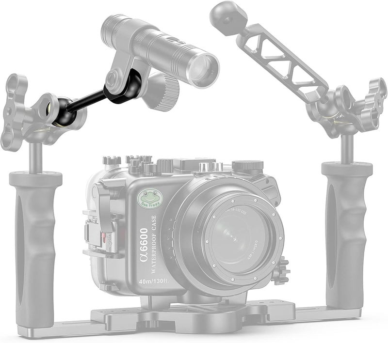 Seafrogs Ball Arm Ball to YS Mount Arm 3.5" Essential Diving Equipment Underwater Photography Gear Lighting System Aluminum Alloy Diving Equipment Accessory Lightweight Arms AM-2 - Image 4